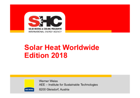 Webinar presentation by Werner Weiss